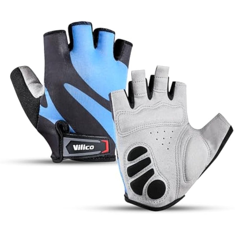 Fingerless Cycling Gloves for Men Women Bike Gloves for Men Cycling, Paded MTB Glove Biking Glove for Men Bicycle Accessories, Guantes para Bicicleta Hombre Guantes Ciclismo Hombre - Image 1